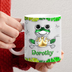 Personalized Frog Mug Jewelry Style
