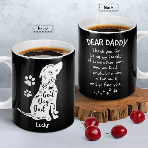 Personalized Funny Dog Dad Mug