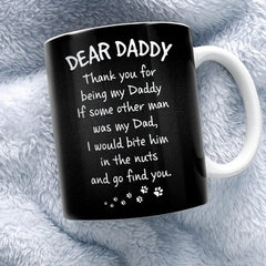 Personalized Funny Dog Dad Mug