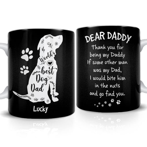 Personalized Funny Dog Dad Mug