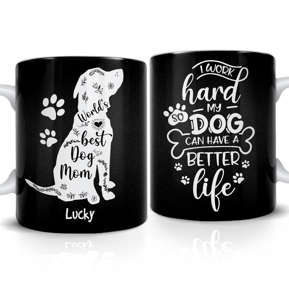 Personalized Funny Dog Mom Mug