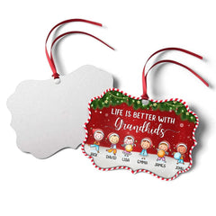 Personalized Grandma Ornament Life Is Better With Grandkid
