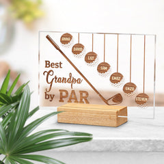 Personalized Grandpa Acrylic Plaque Best Grandpa