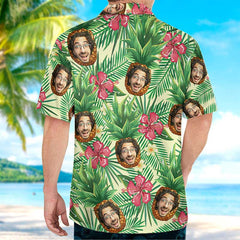 Personalized Hawaiian Shirt Custom Face Shirt Pineapple Art
