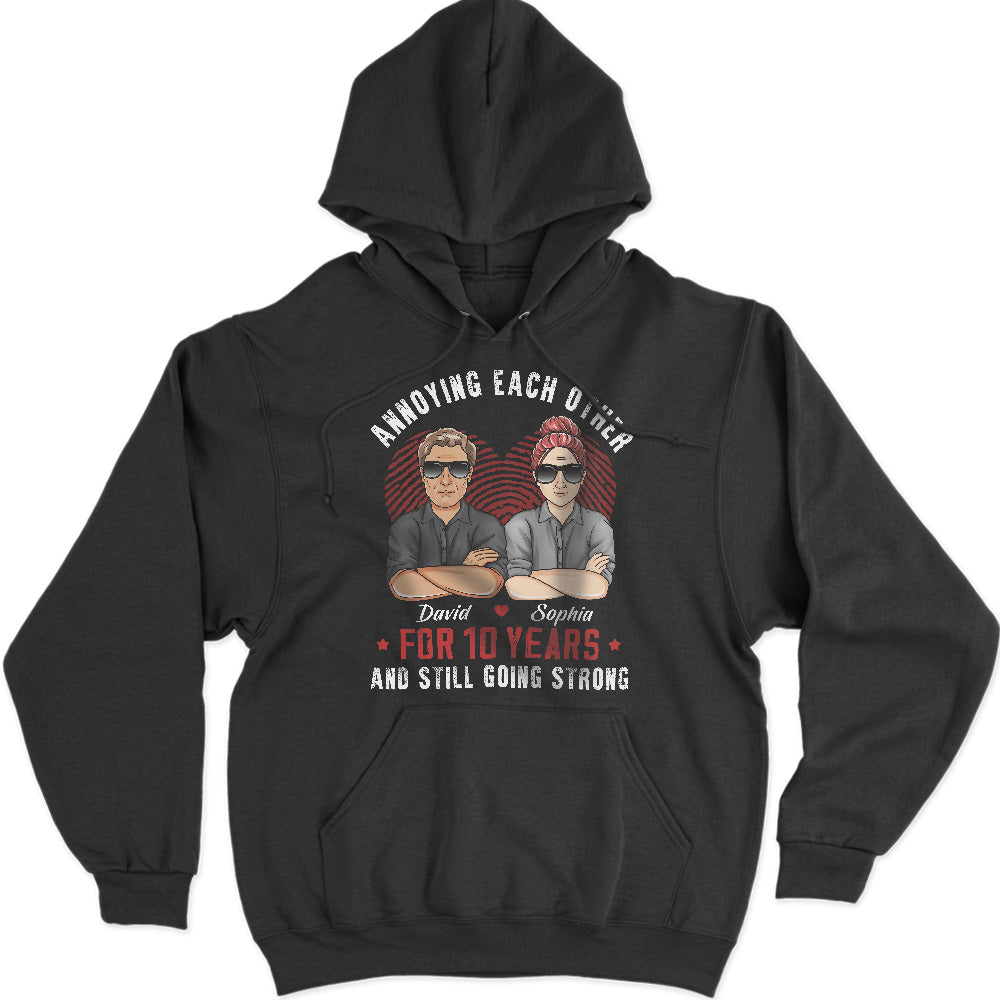 Personalized Hoodie For Couple Cool Pose