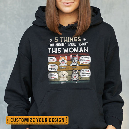 Personalized Hoodie For Dog Mom 5 Things About This Woman
