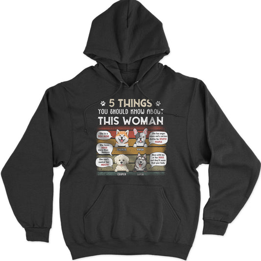 Personalized Hoodie For Dog Mom 5 Things About This Woman