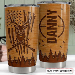 Personalized Hunting Deer Tumbler With Customize Name