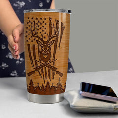 Personalized Hunting Deer Tumbler With Customize Name