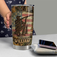 Personalized Hunting Tumbler I'd Rather Be Hunting