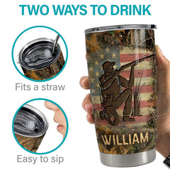 Personalized Hunting Tumbler I'd Rather Be Hunting