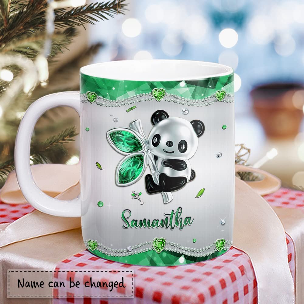 Personalized Just A Girl Who Loves Pandas Mug