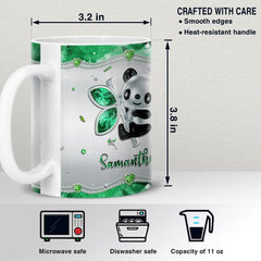Personalized Just A Girl Who Loves Pandas Mug
