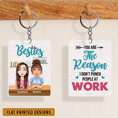Personalized Keychain Gift for Besties Colleagues