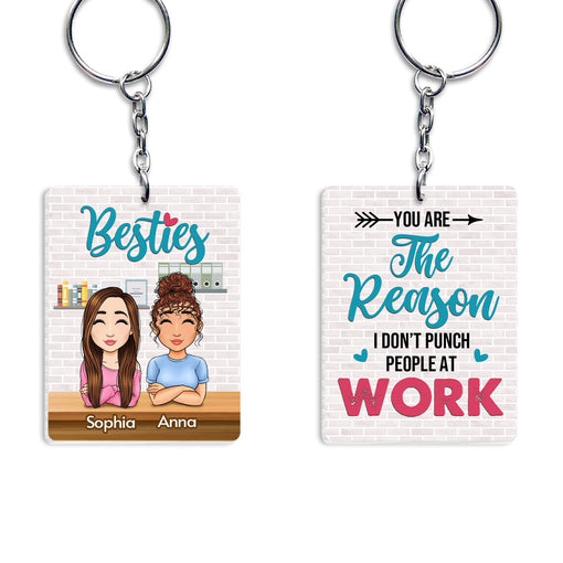 Personalized Keychain Gift for Besties Colleagues