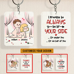 Personalized Keychain Naughty Couple