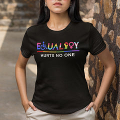 Personalized LGBT T-Shirt Equality Hurts No One