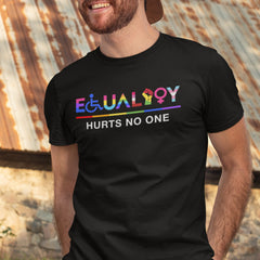 Personalized LGBT T-Shirt Equality Hurts No One