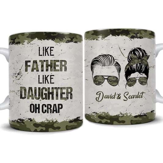 Personalized Like Father Like Daugter Mug