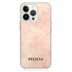 Personalized Marble Phone Case Letters