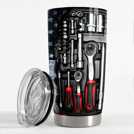 Personalized Mechanics Tumbler Mechanic Dad Tool Box For Daddy Father