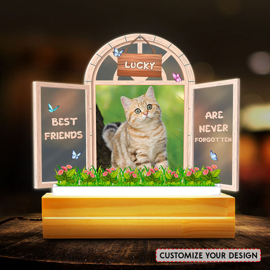 Personalized Memorial Led Light Best Friends Are Never Forgotten