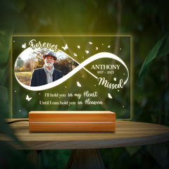 Personalized Memorial Night Light Forever Missed