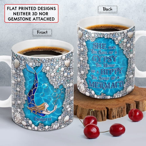 Personalized Mermaid Mug Custom Name