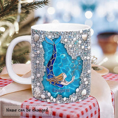 Personalized Mermaid Mug Custom Name