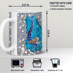 Personalized Mermaid Mug Custom Name