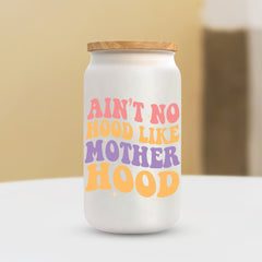 Personalized Mom Frosted Bottle Ain't no Hood like Mother Hood