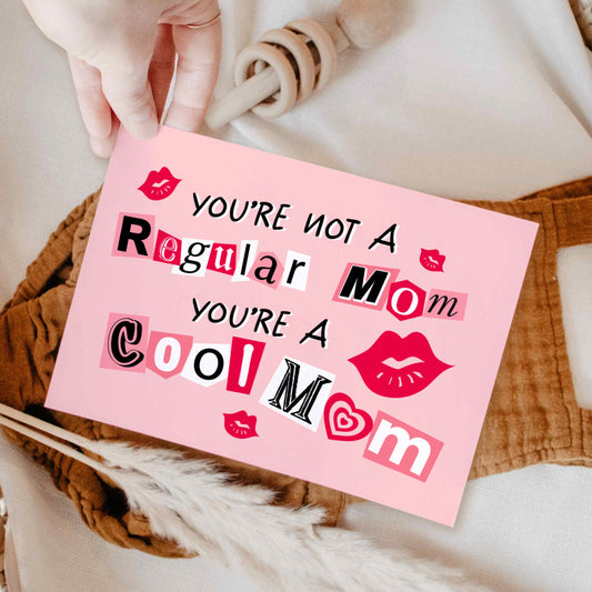 Personalized Mom Greeting Card You're A Cool Mom