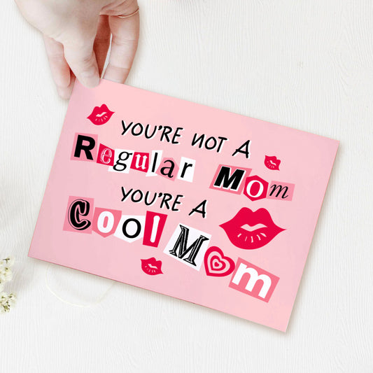 Personalized Mom Greeting Card You're A Cool Mom