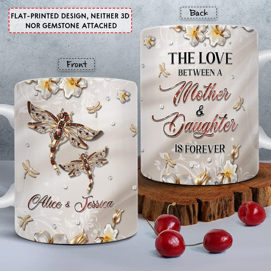 Personalized Mom Mug Love Between Mother & Daughter