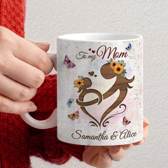 Personalized Mom Mug Mother And Daughter