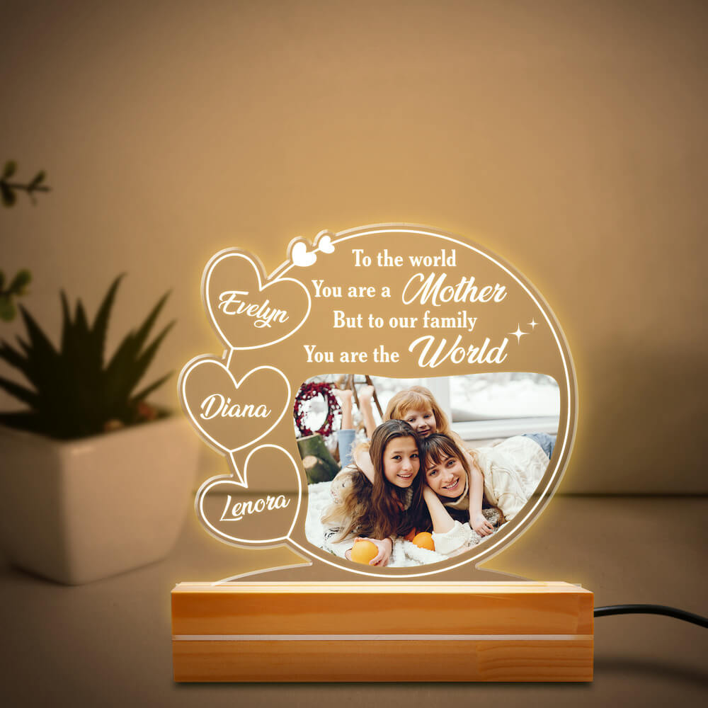 Personalized Mom Night Light - Personalized Gifts & Find Unique Custom ...