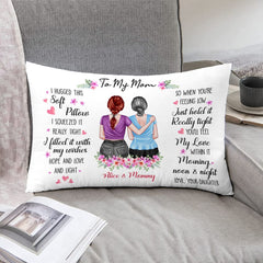 Personalized Mom Pillow To My Mom