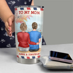 Personalized Mom Tumbler Letter To Mother From Son Best Gift For Mama