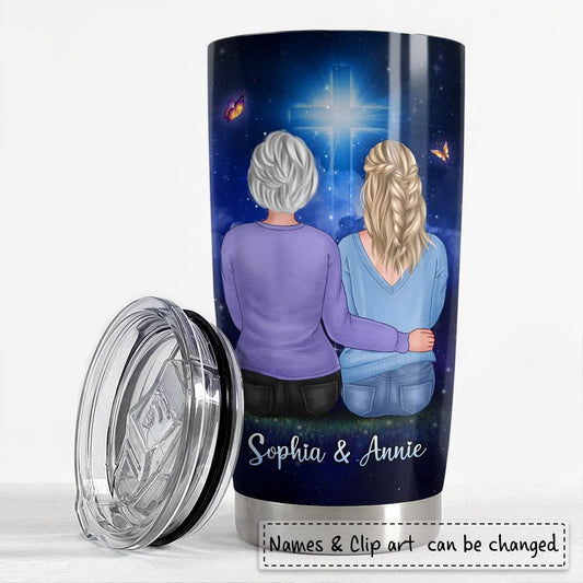 Personalized Mom Tumbler Mother And Daughter For My Mom Best Gift