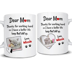 Personalized Mug For Cat Mom With Customize Photo