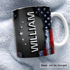 Personalized Mug For Dad Tool Box Drawing