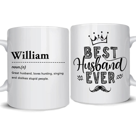 Personalized Mug For Husband Best Husband Ever