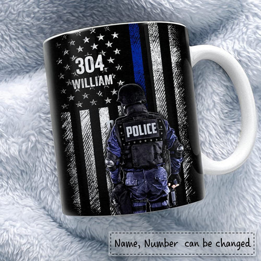 Personalized Mug For Police Can't Fix But Can Cuff