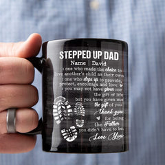 Personalized Mug For Step Dad Definition With Customize Name