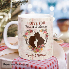 Personalized Mug For Wife Love You Forever Always