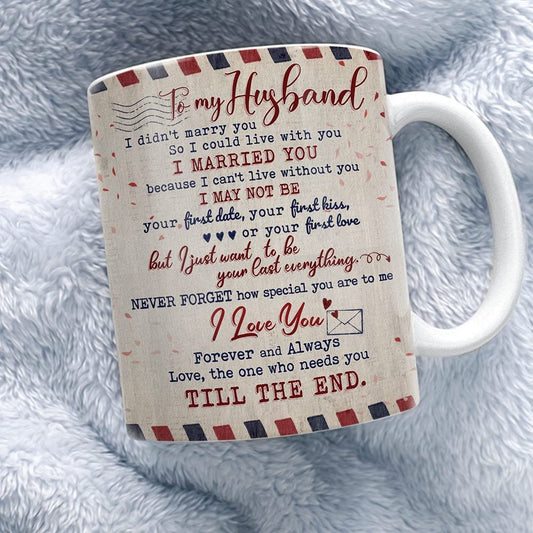 Personalized Mug Letter To My Husband