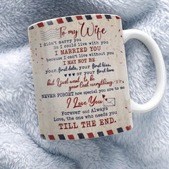 Personalized Mug Letter To My Wife