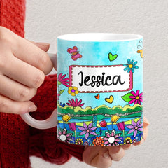 Personalized Mug Sister By Chance Friends By Choice