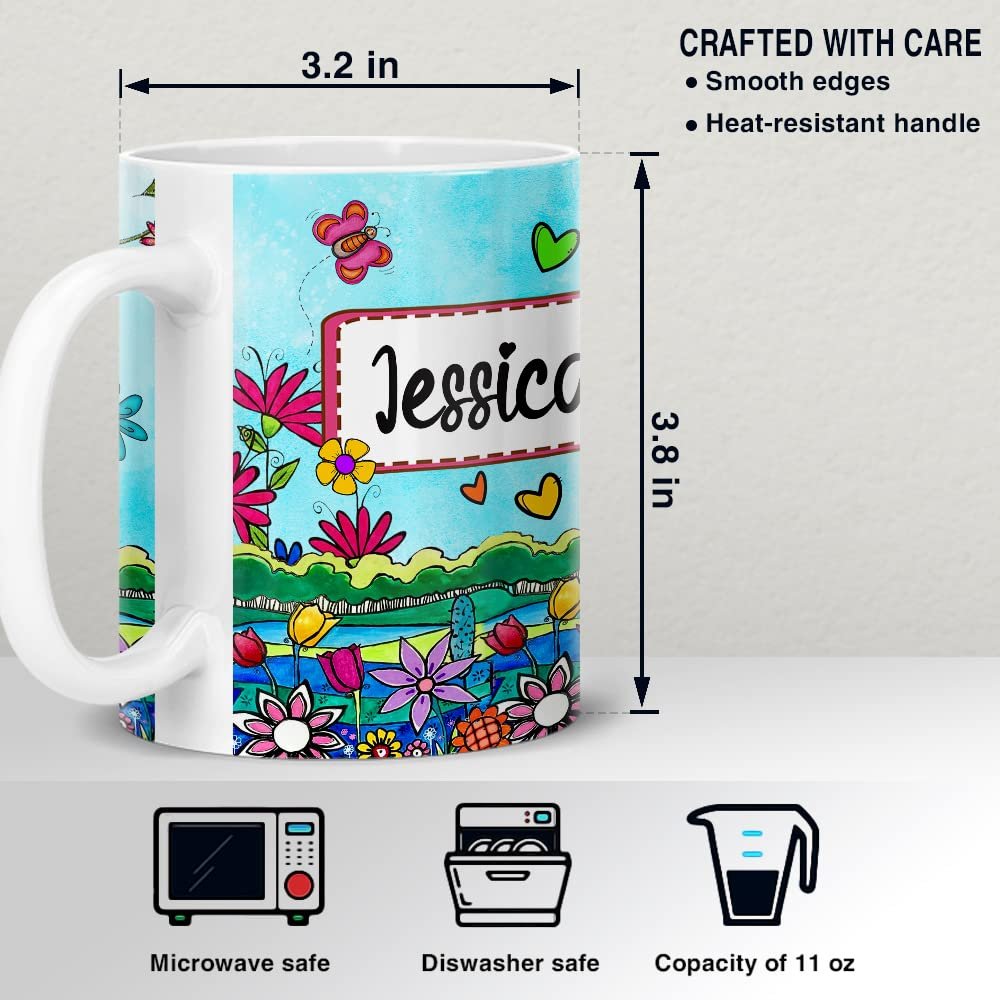 Personalized Mug Sister By Chance Friends By Choice