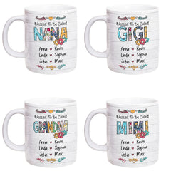 Personalized Mug for Grandma I Love Being A Nana
